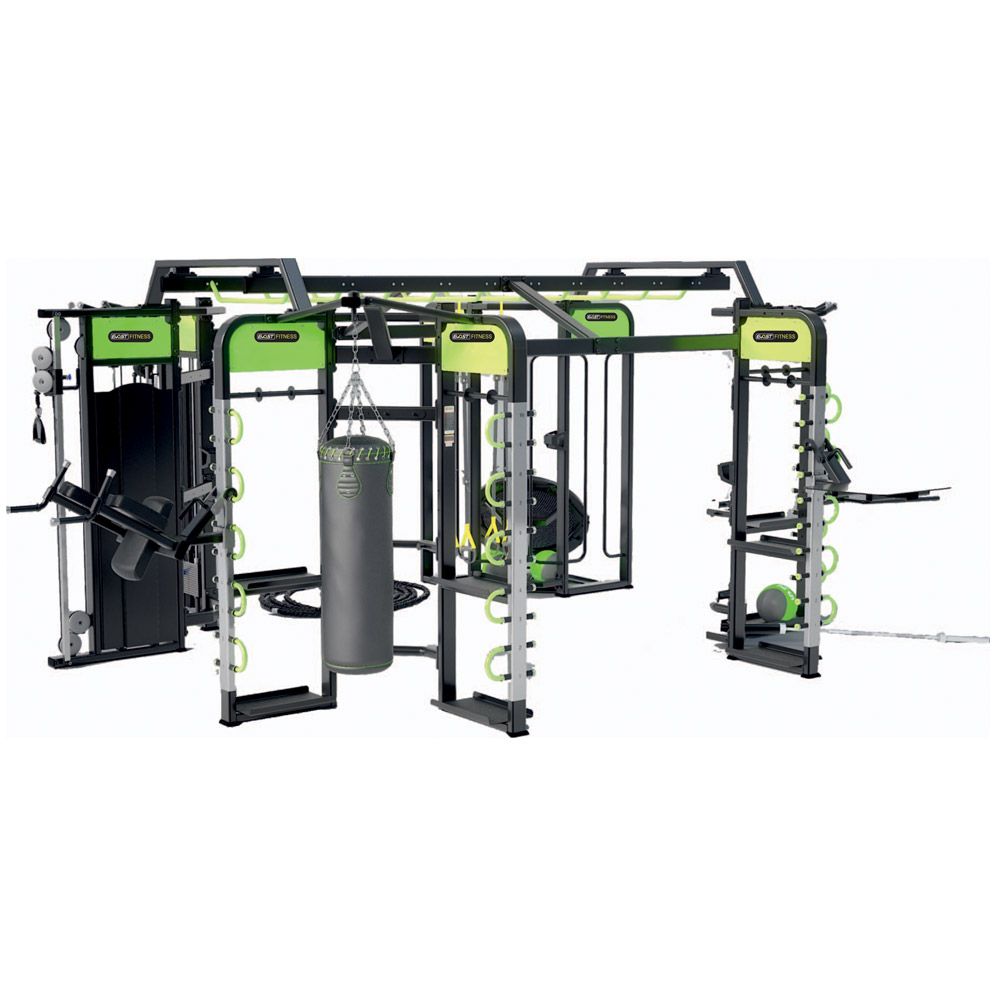 Multi Functional Trainer Fitness Equipments / Gym Strength Machines