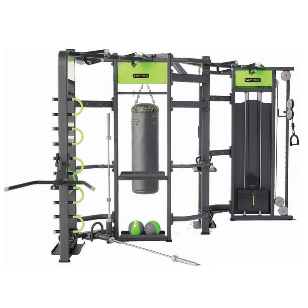 Multi Functional Trainer Fitness Equipments / Gym Strength Machines