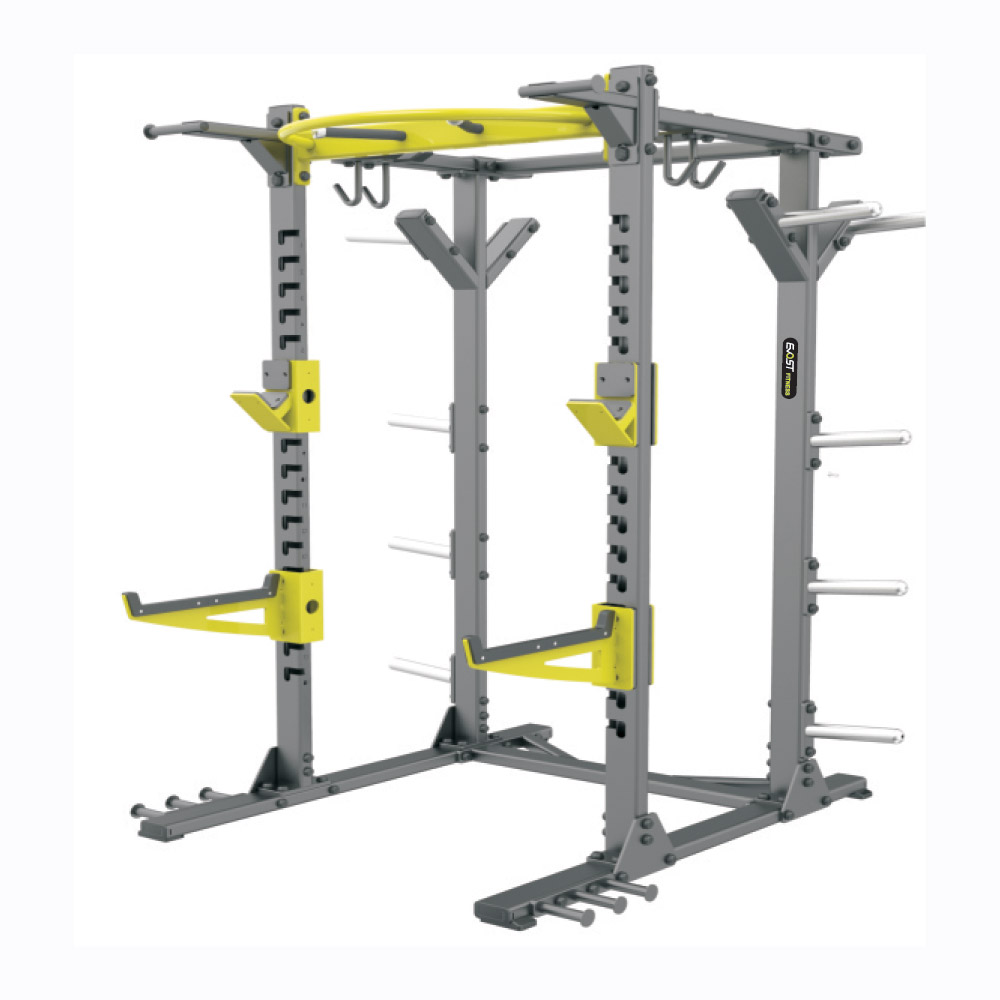 Half Rack Fitness Equipments / Gym Strength Machines