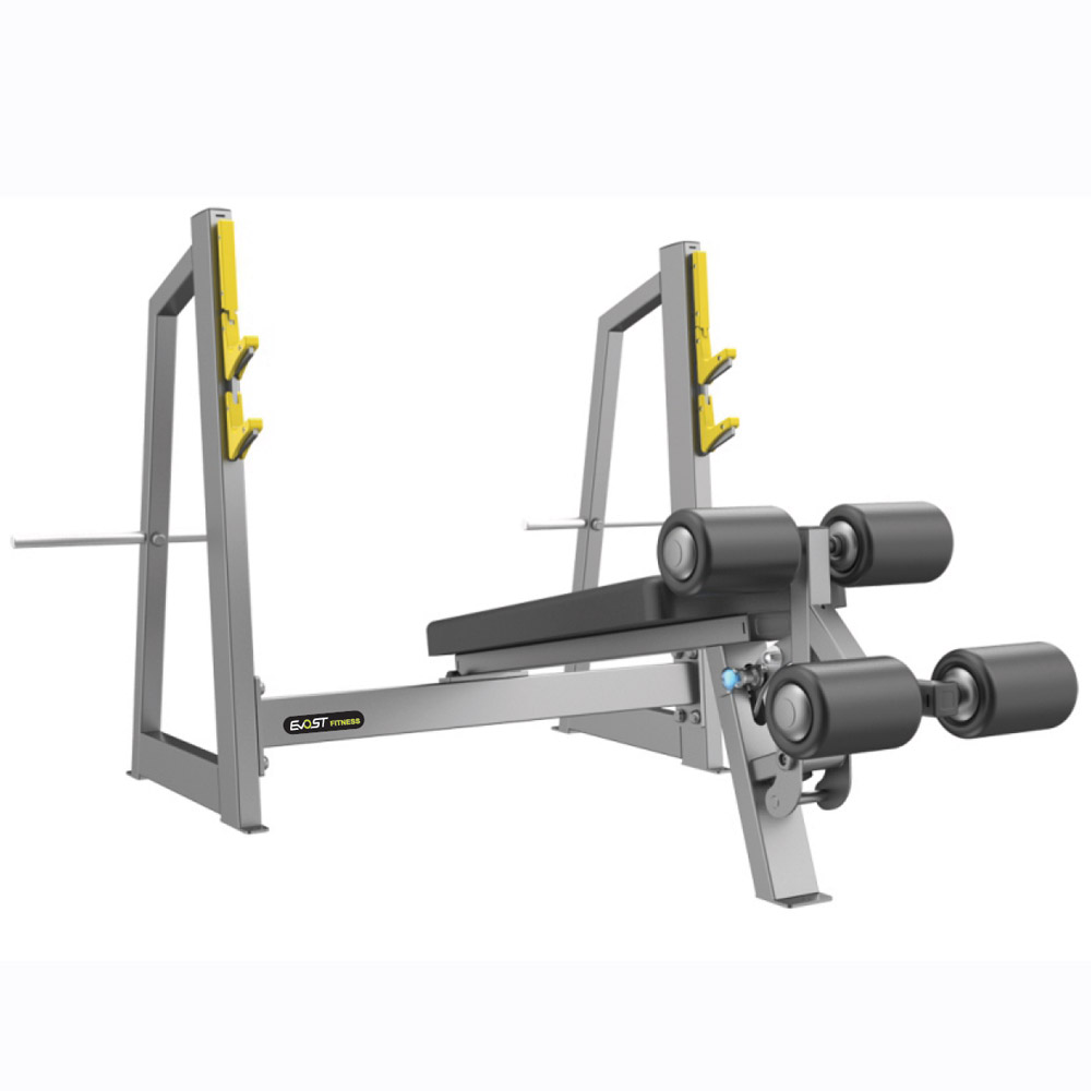 Olympic Dicline Bench Fitness Equipments / Gym Strength Machines