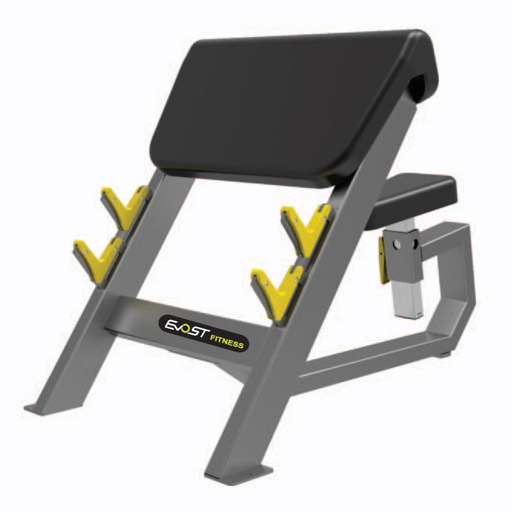 Seated Preacher Curl Fitness Equipments / Gym Strength Machines